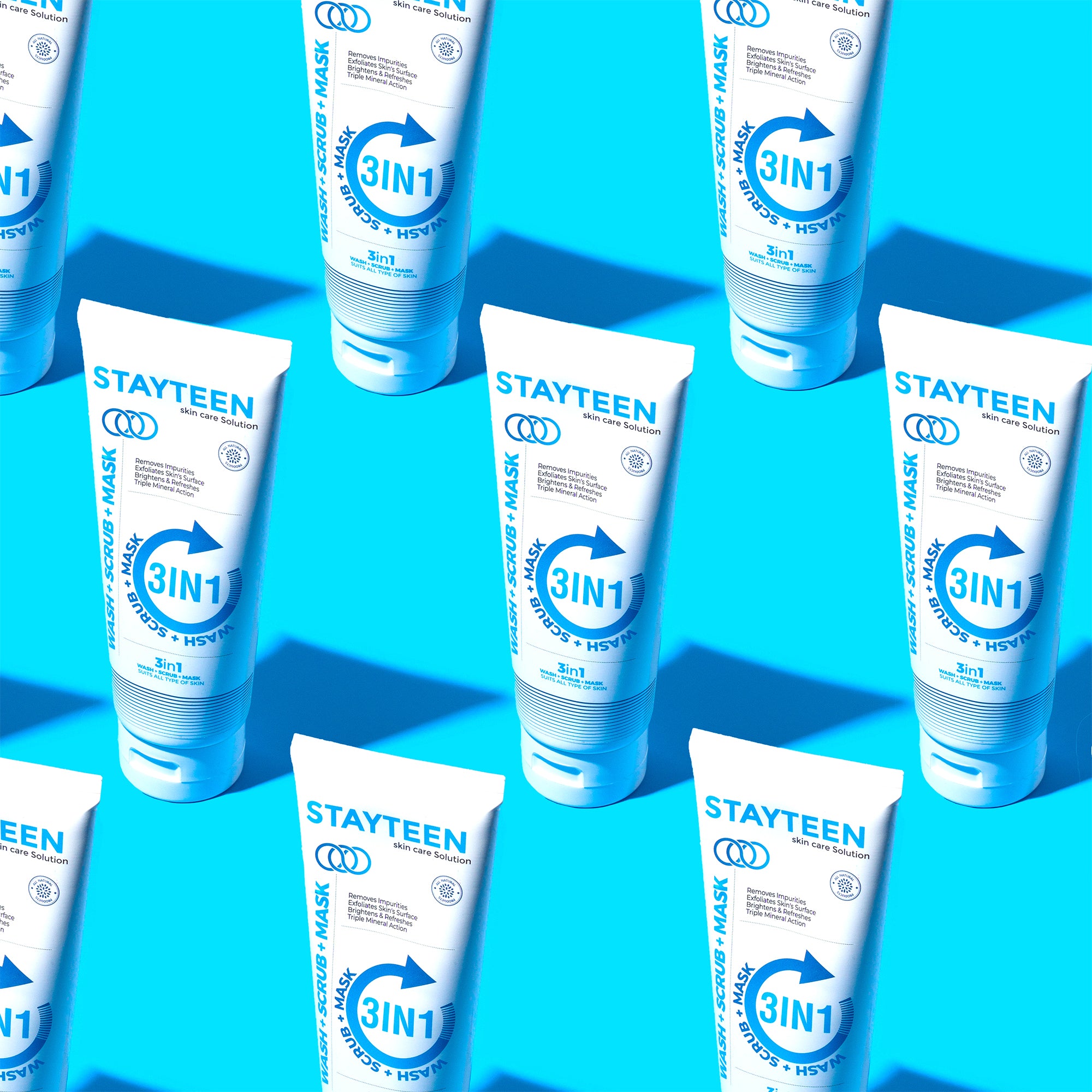3-in-1 - Wash + Scrub + Mask