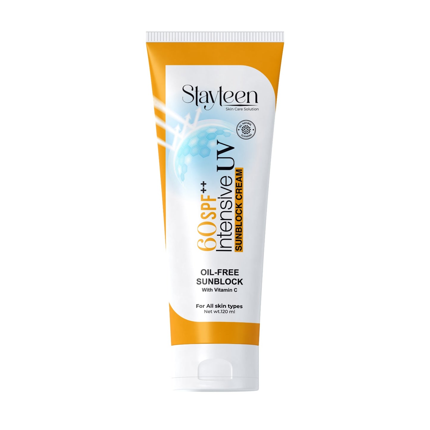 60SPF++ Intensive UV Sunblock Cream - 120ml