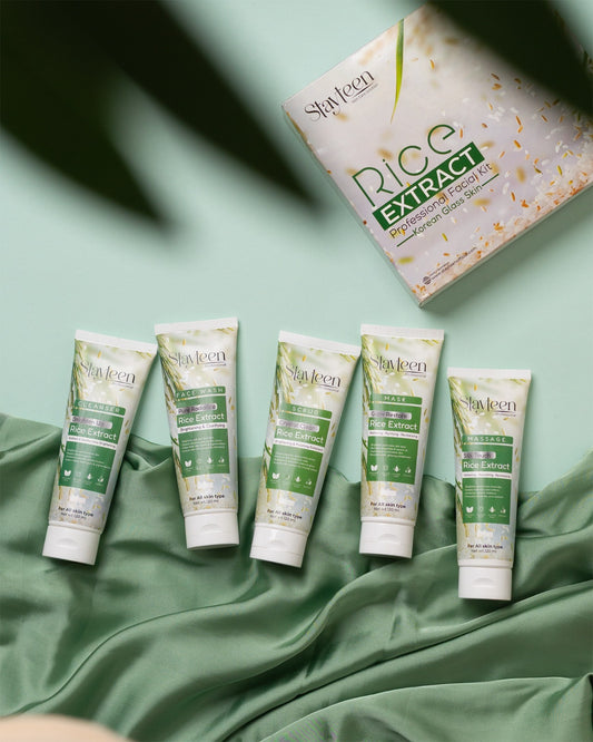 Rice Extract Professional Facial Kit | 5 Tubes x 120ml